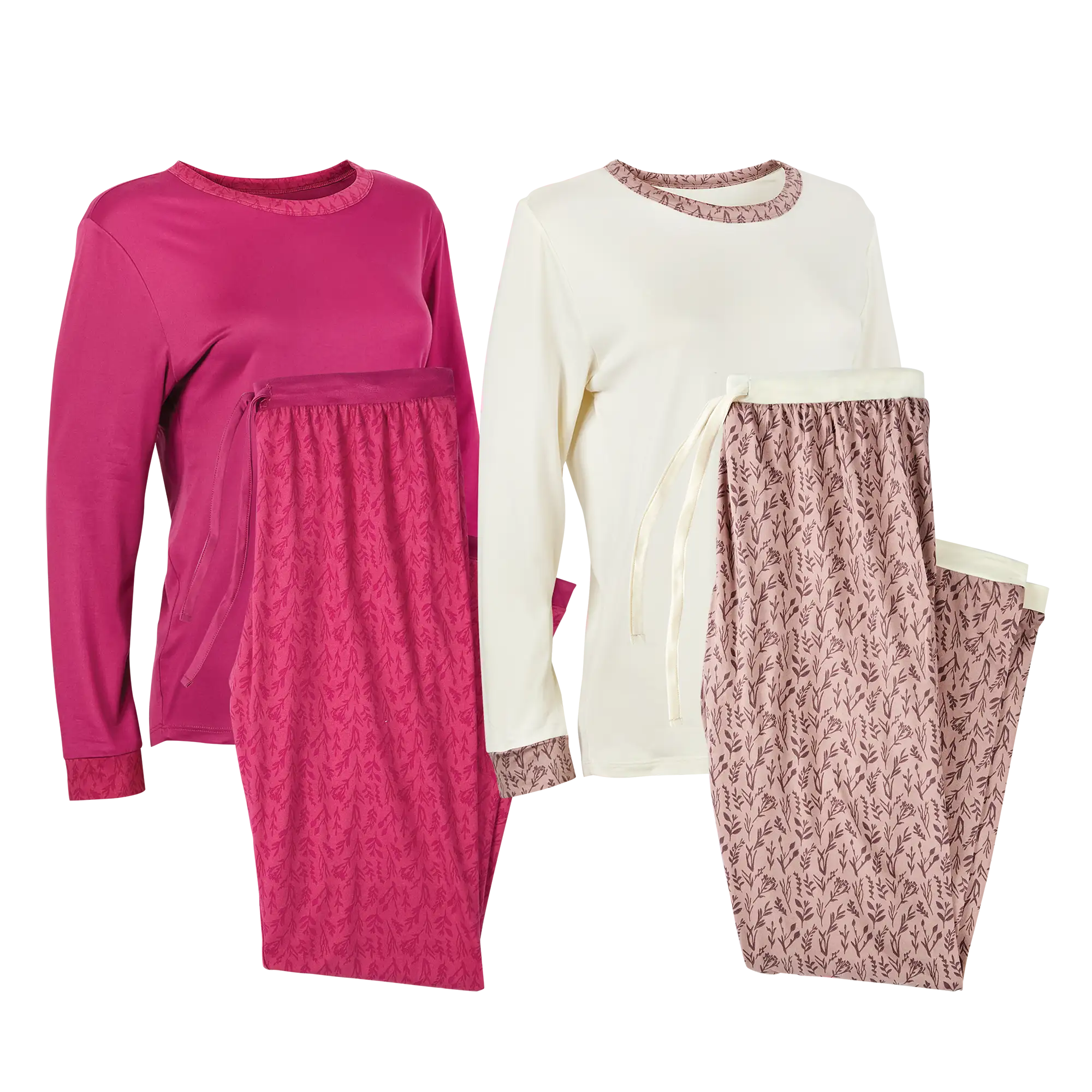 Ladies 2-Piece Pajama Set - 2 Pack