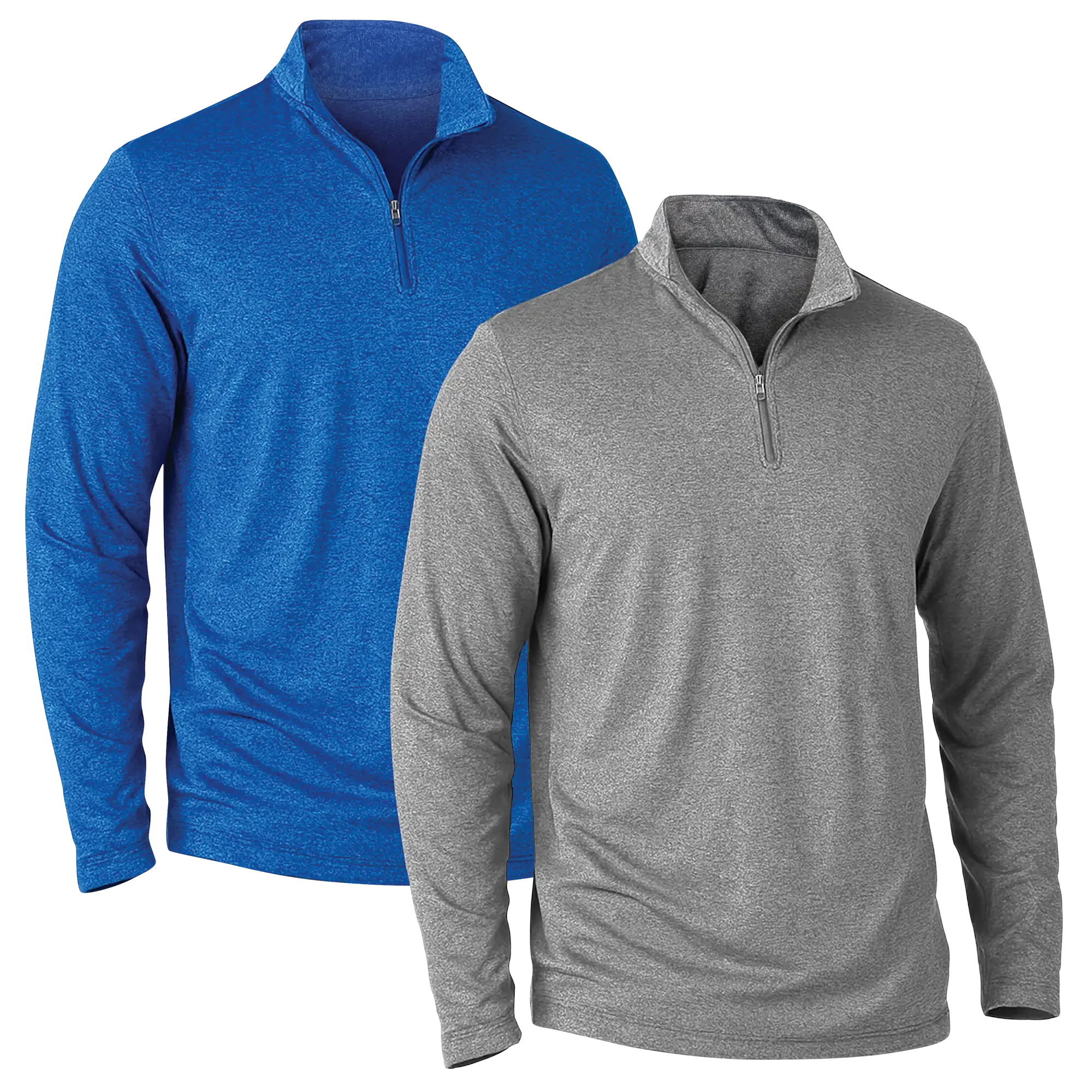 Men's Moisture Wicking 1/4 Zip - 2 Pack