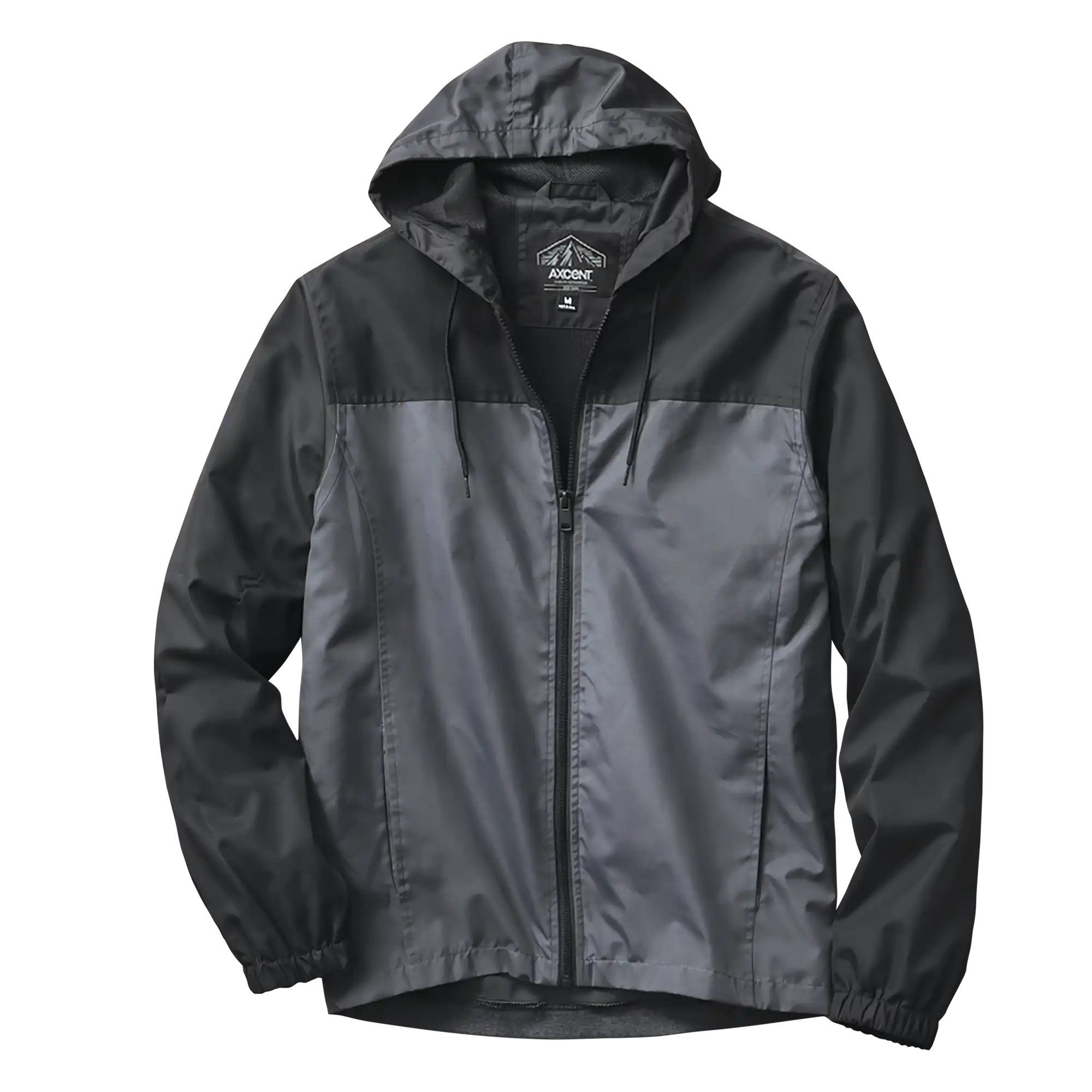 Men's Colorblock Windbreaker - Black