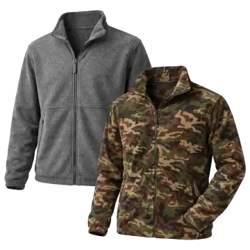Men's Full-Zip Fleece - 2 Pack