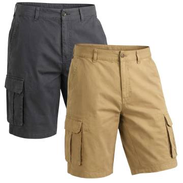 Men's Twill Cargo Shorts - 2 Pack 42