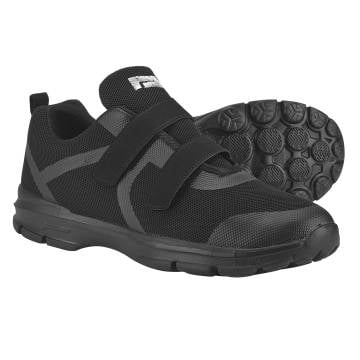 UltraLight Velcro Black Two-Strap Shoes