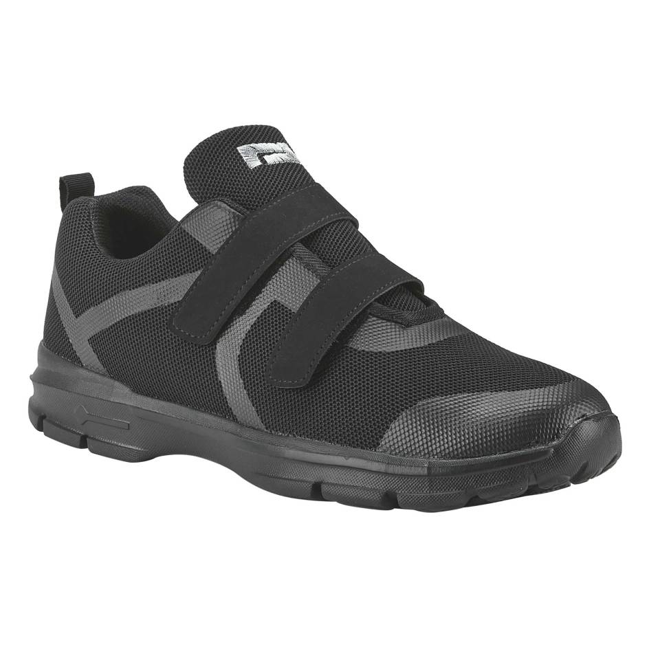 Heartland America: UltraLight Velcro Black Two-Strap Shoes