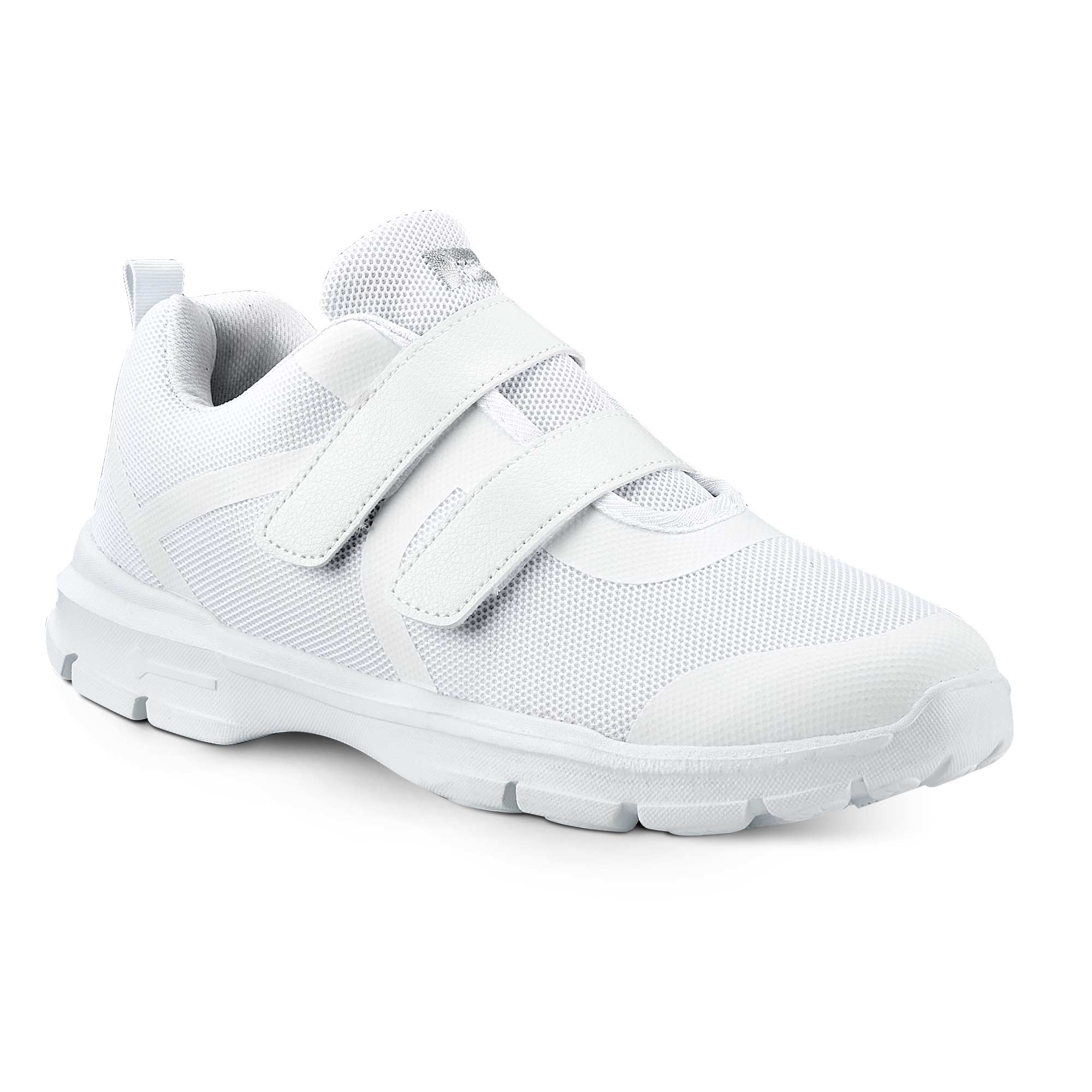 UltraLight Velcro White Two-Strap Shoes
