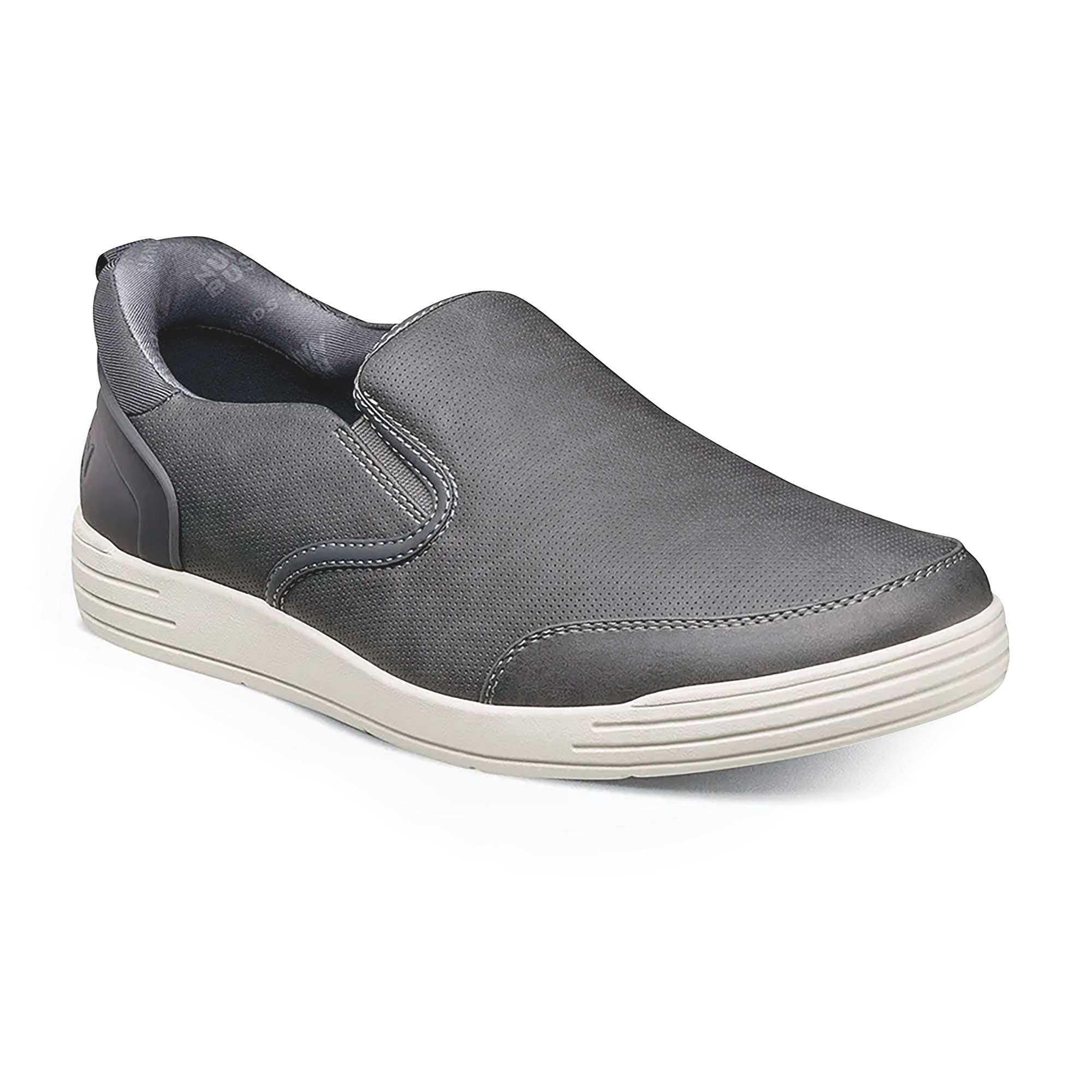 Nunn Bush Walk EZ Slip-Ons - Charcoal