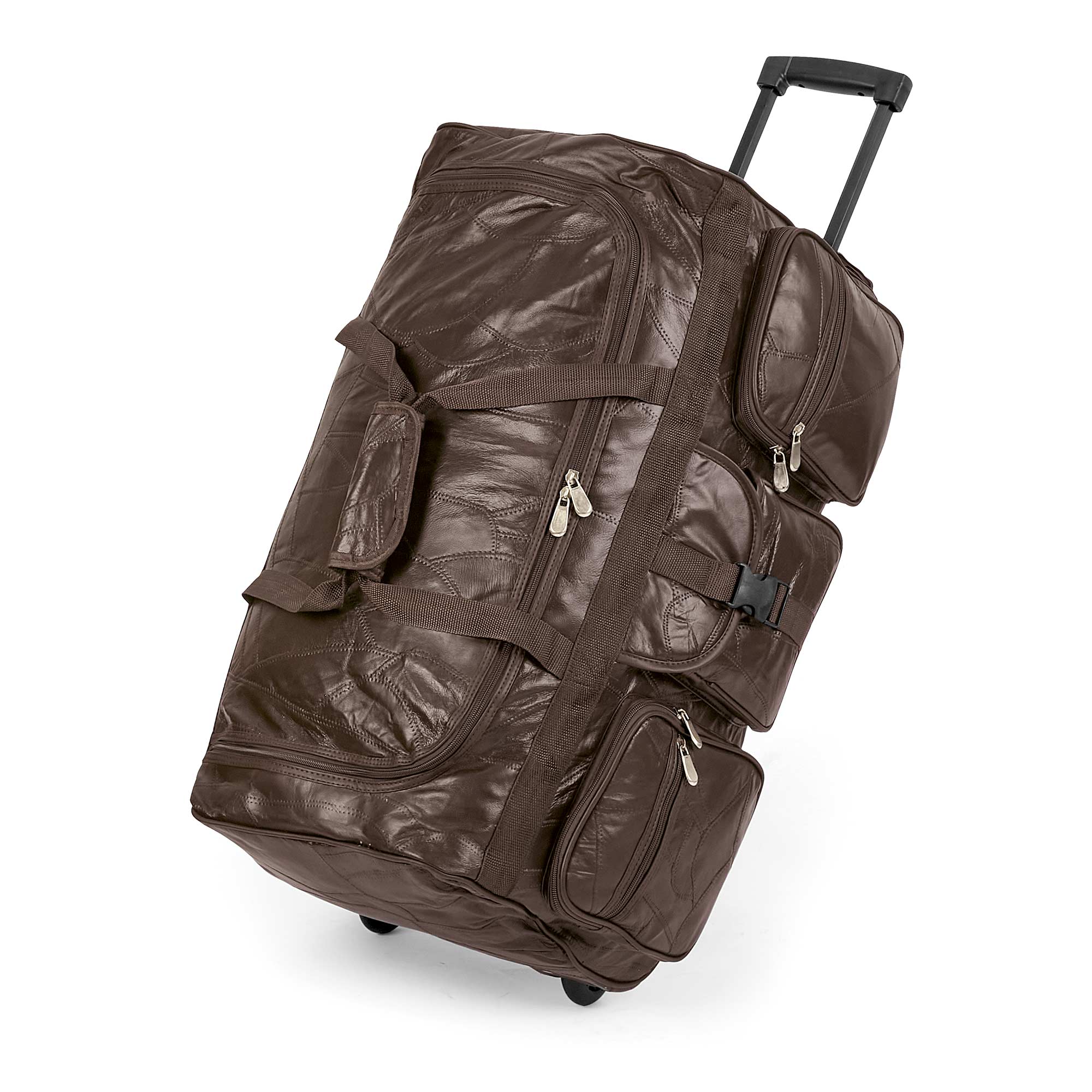 Rolling Leather Duffel