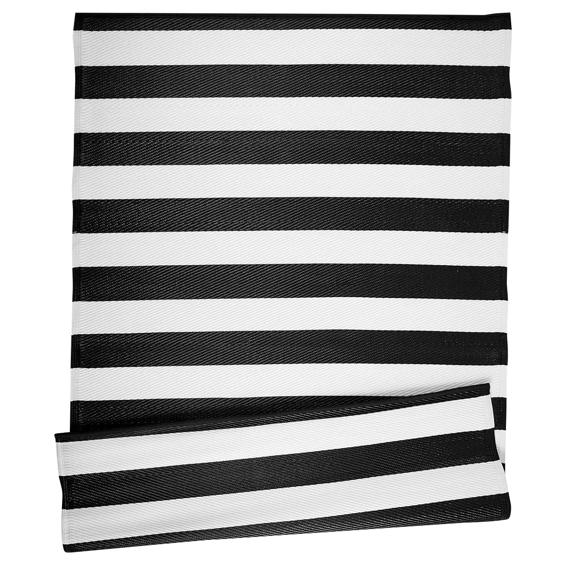 4' x 6' Reversible Outdoor Rug - Stripes