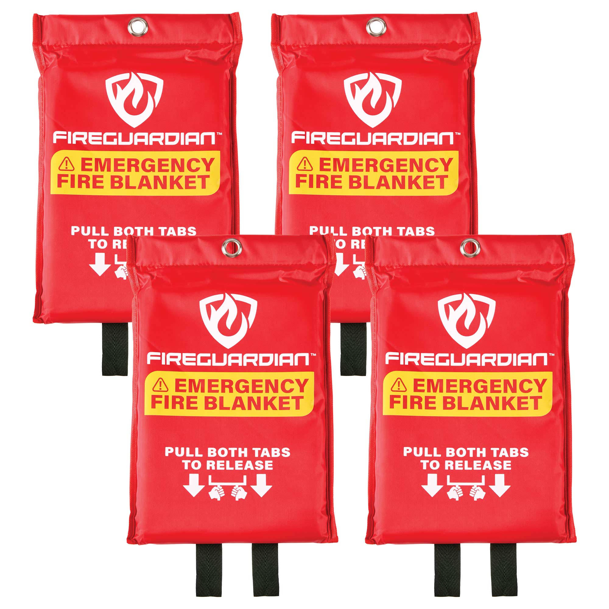 Emergency Fire Blanket - 4 Pack