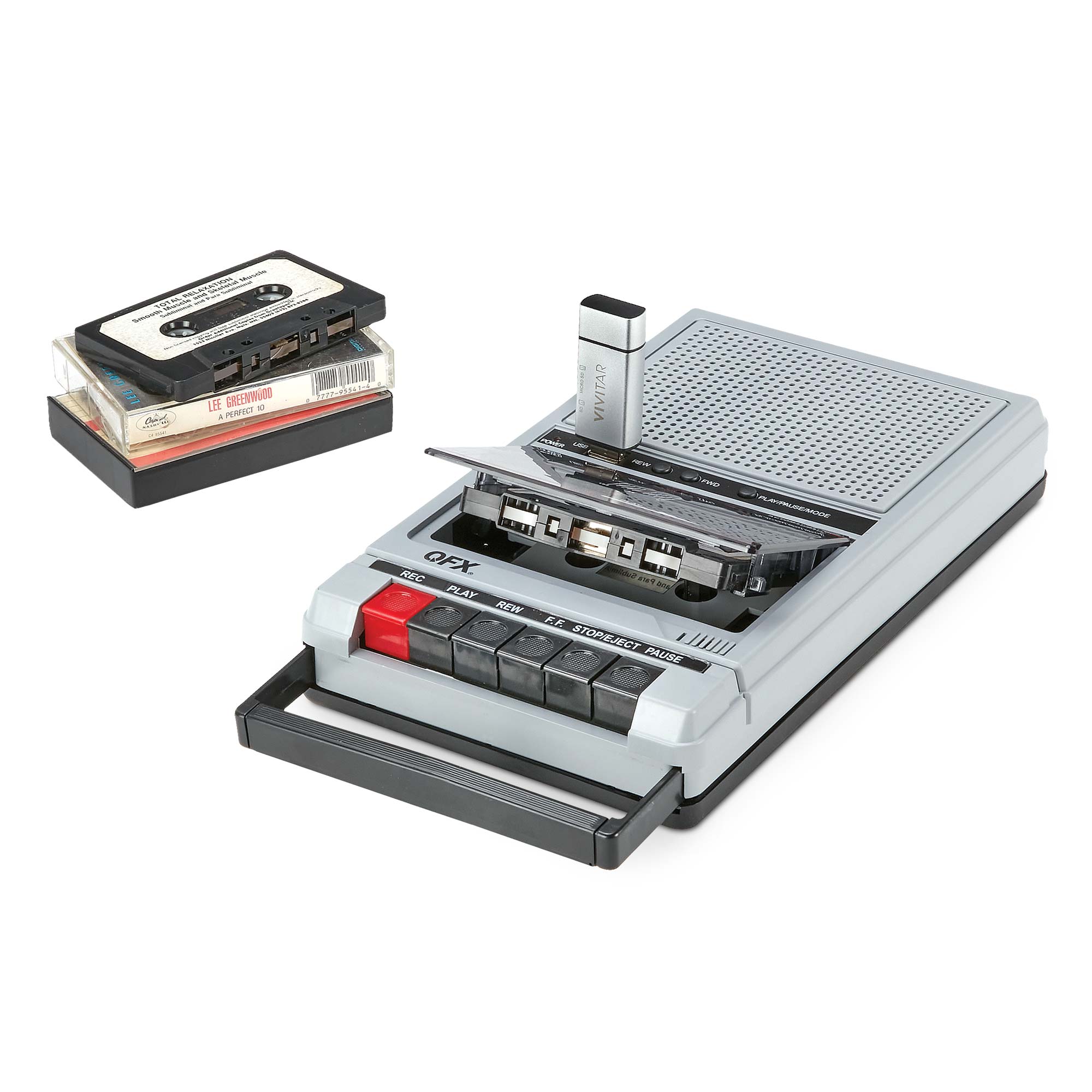 QFX Retro-40 Tape Recorder