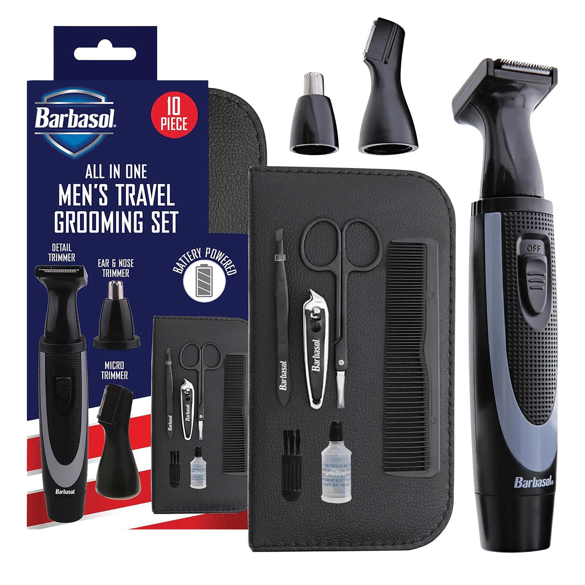 Barbasol Men's Travel Grooming Set