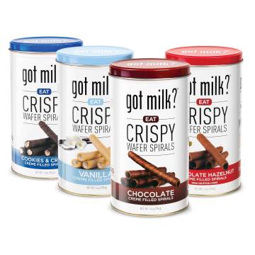 Got Milk? Wafer Spiral - 4 Pack