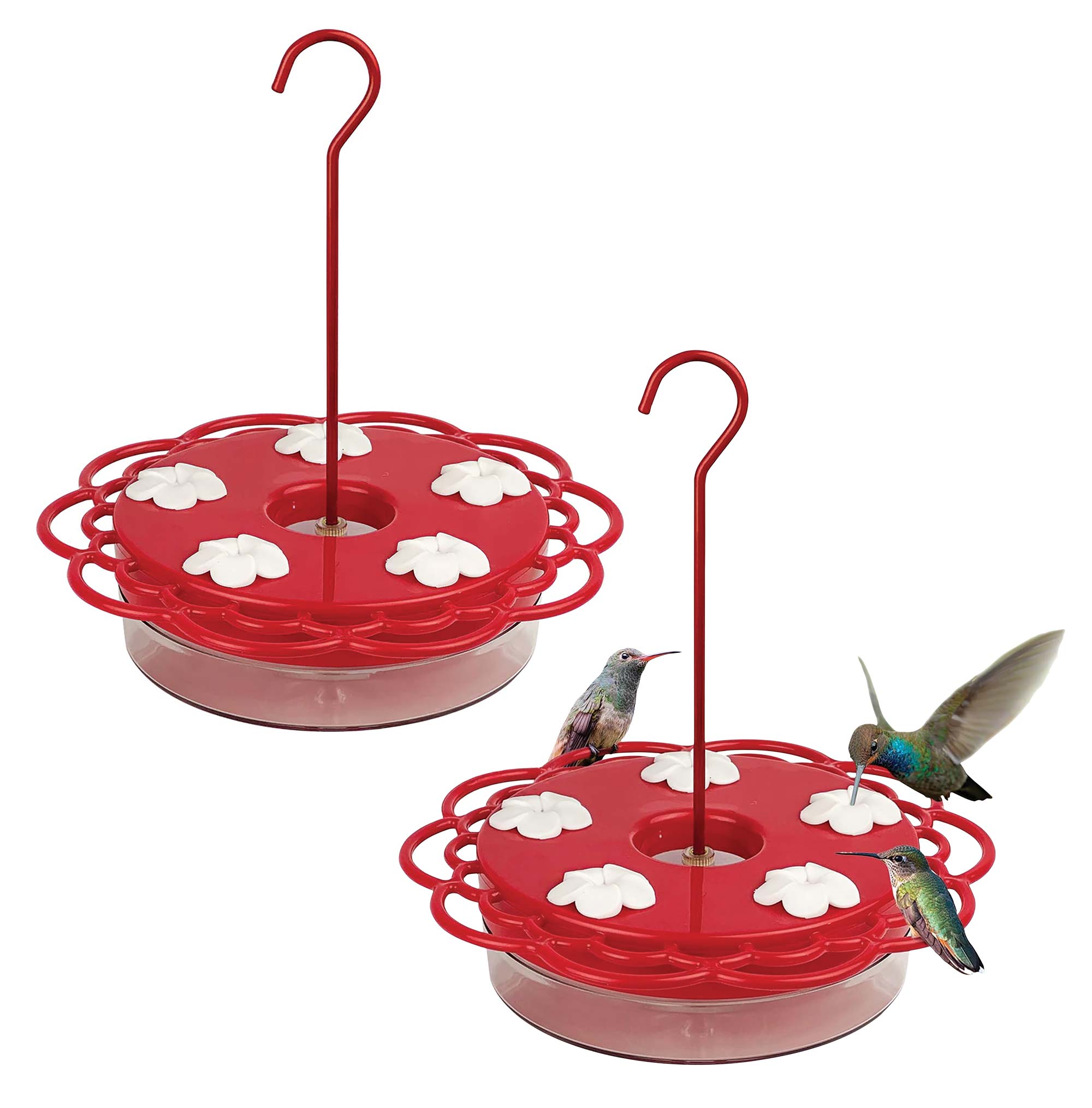 Plastic Hummingbird Feeder - 2 Pack