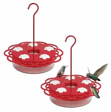 Plastic Hummingbird Feeder - 2 Pack