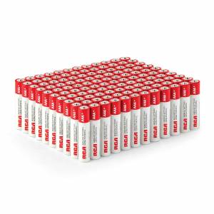 Long-Shelf Life Alkaline AAA Batteries - 100 Pack