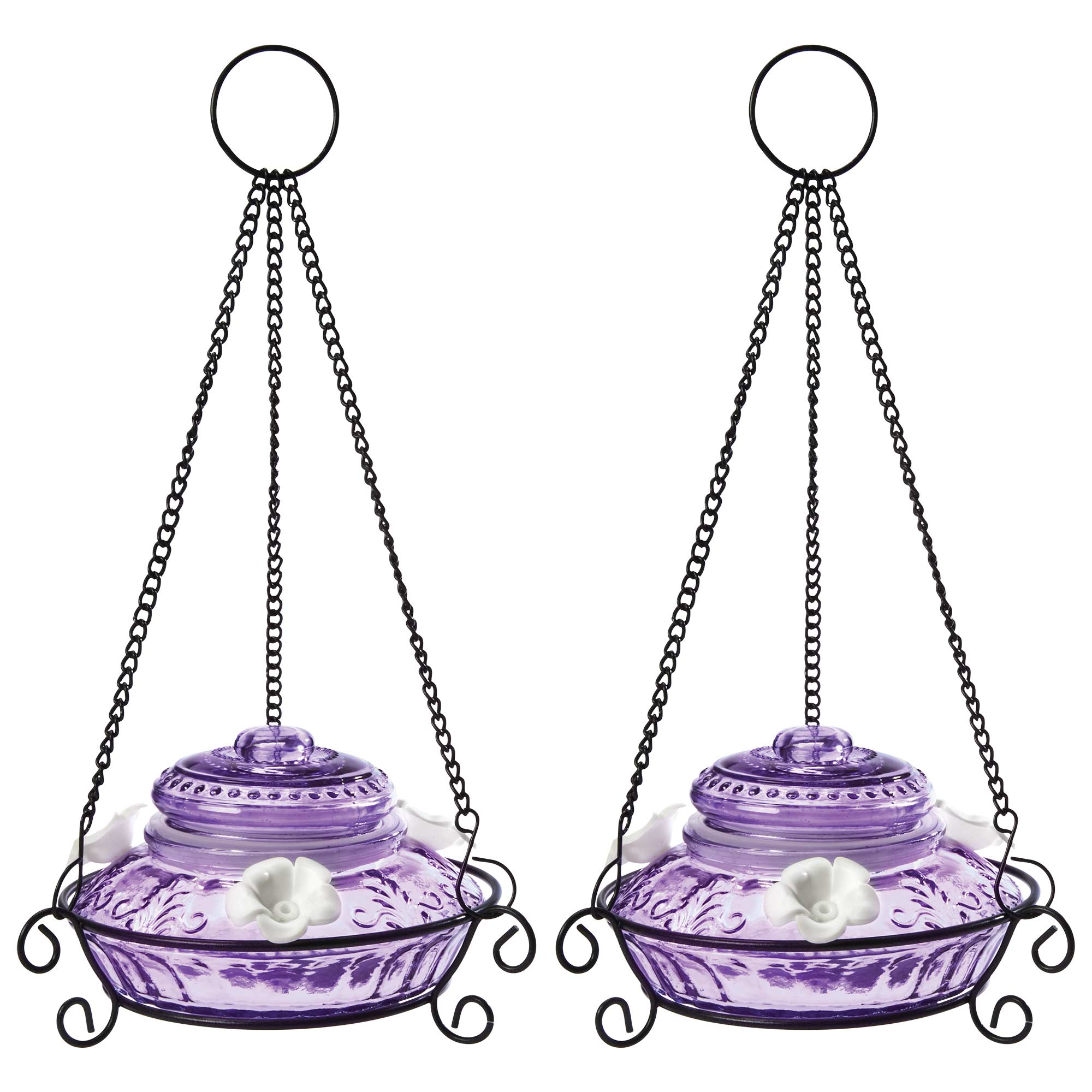 Illuminated Hummingbird Feeder - 2 Pack