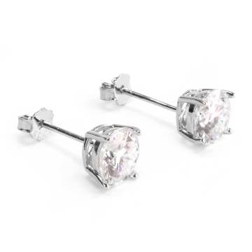 Moissanite 1 Carat Earrings