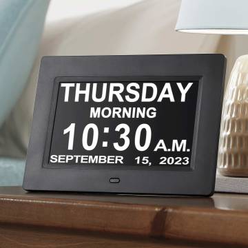 Digital Calendar Day Clock