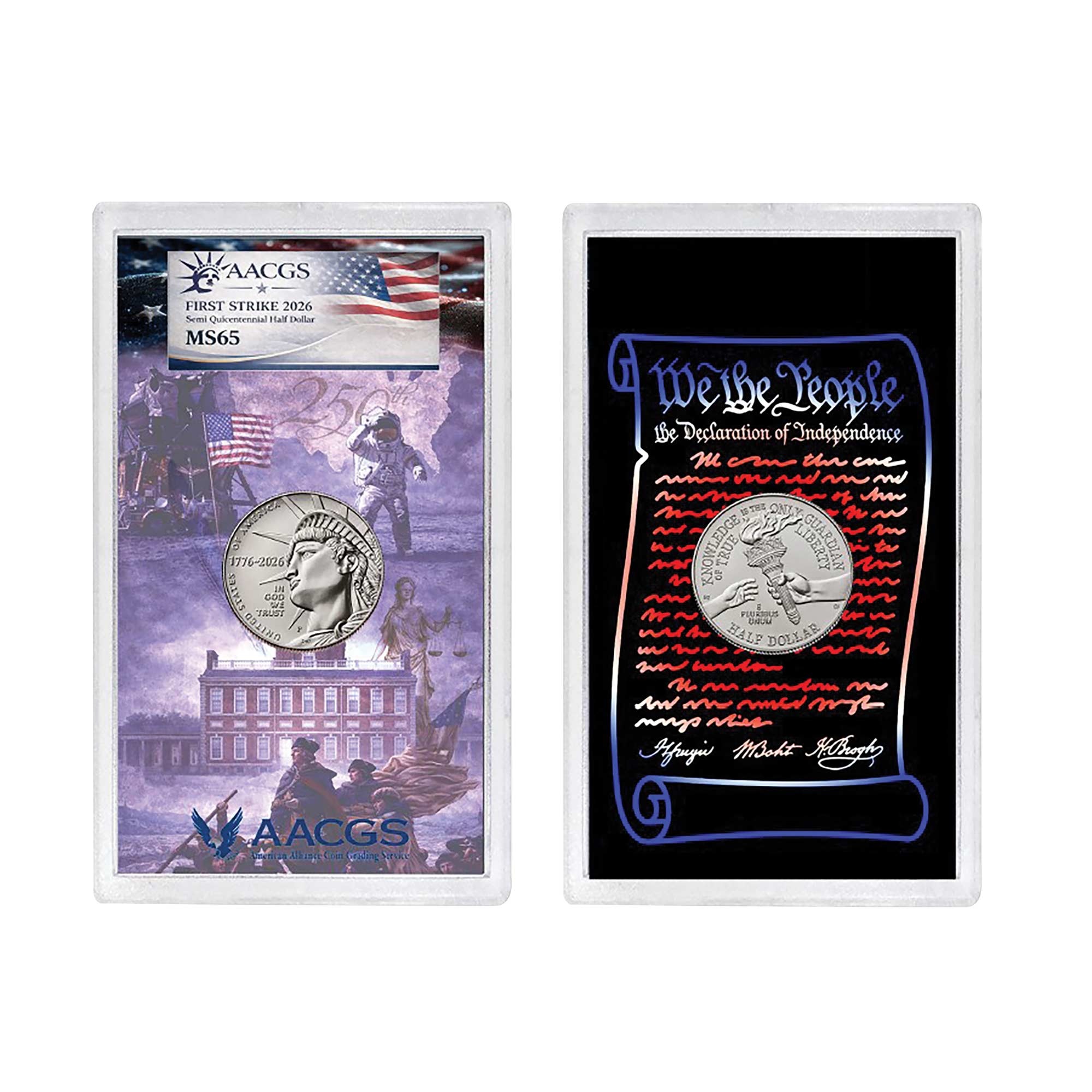 1776 - 2026 Liberty 1/2 Dollar - MS65