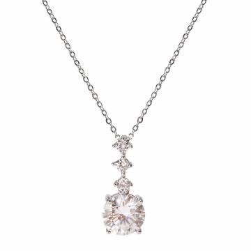 Moissanite Pendant Necklace