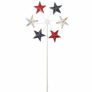 Patriotic Star Wind Spinner