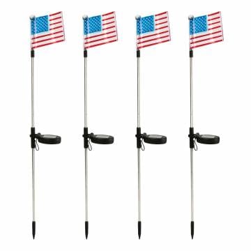Solar Flag Stake Light - 4 Pack