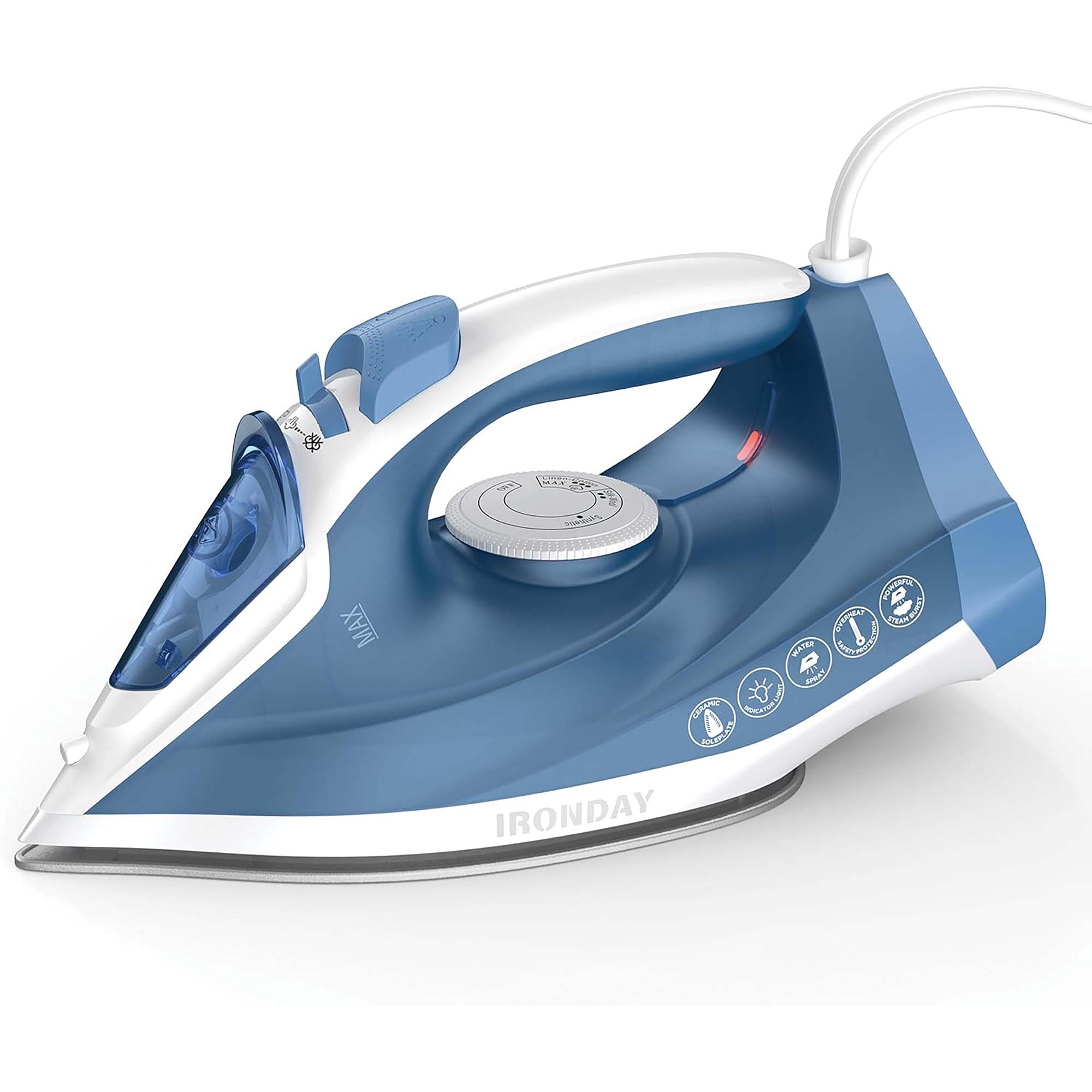 Non-Stick Steam Iron - 1200W