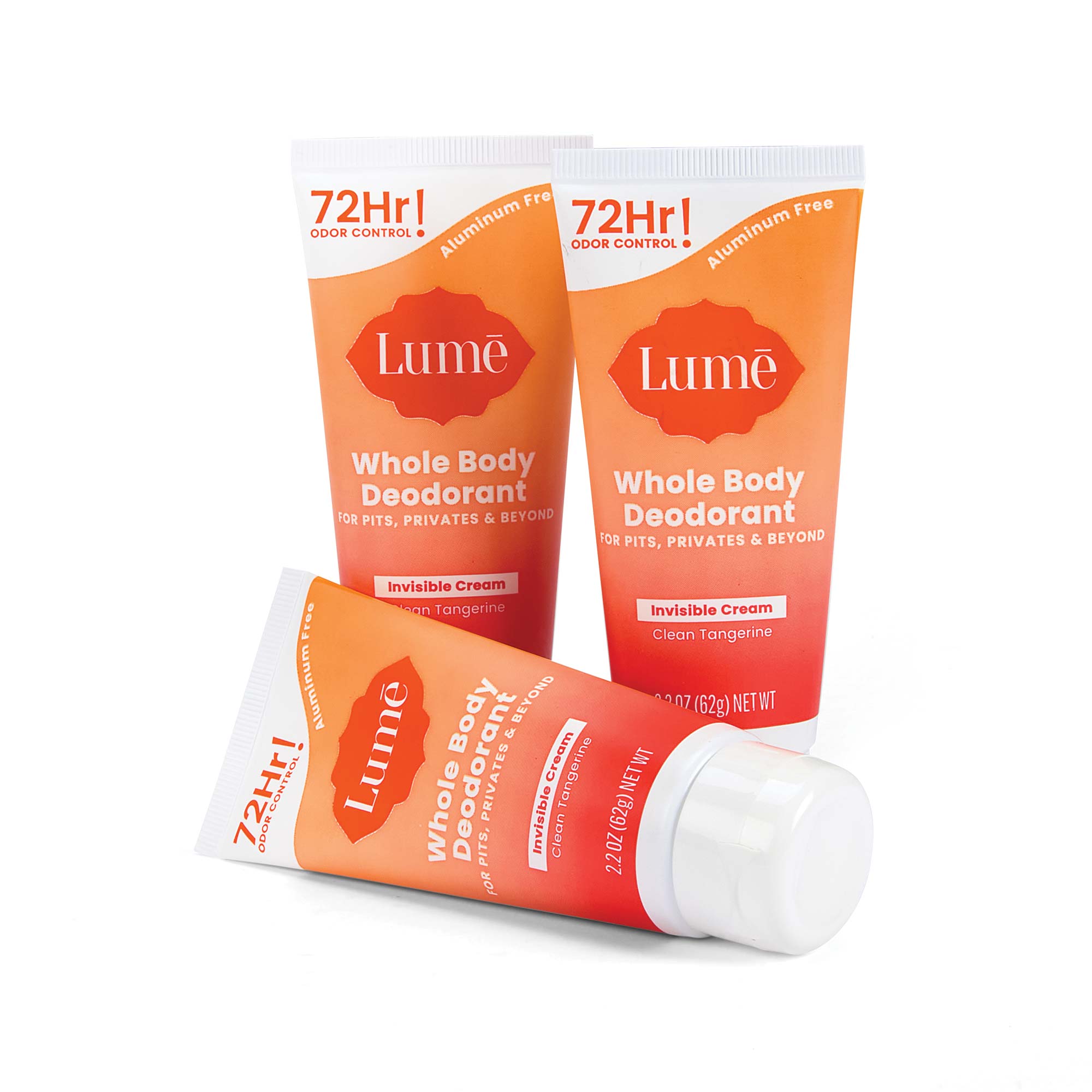 Lume Whole Body Deodorant - Tangerine 3 Pack