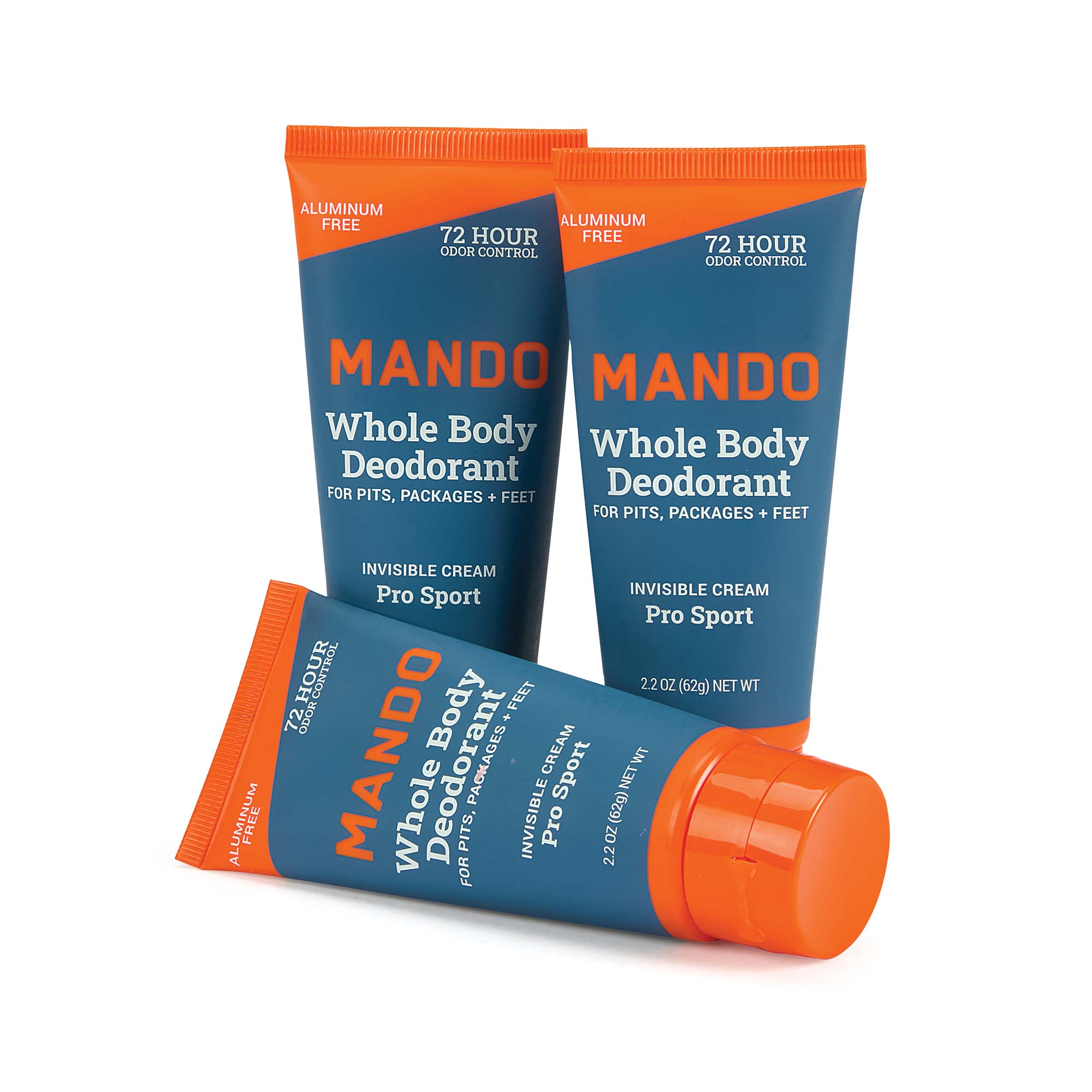 Mando Whole Body Deodorant - Pro Sport 3 Pack