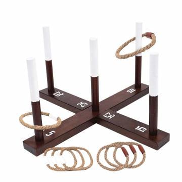 Wooden Ring Toss Game