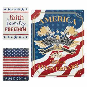 USA Flag LED Sign Light