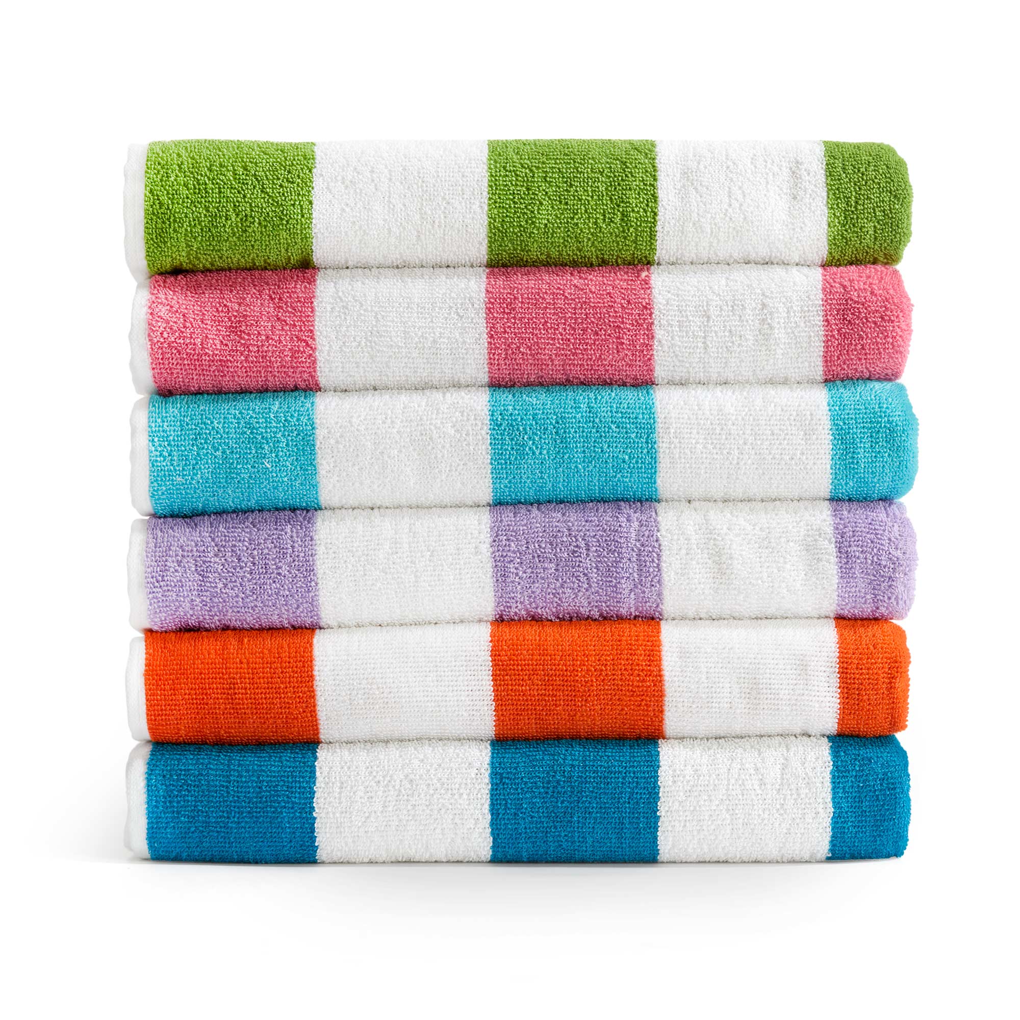 Cabana Stripe Beach Towels - 4 Pack