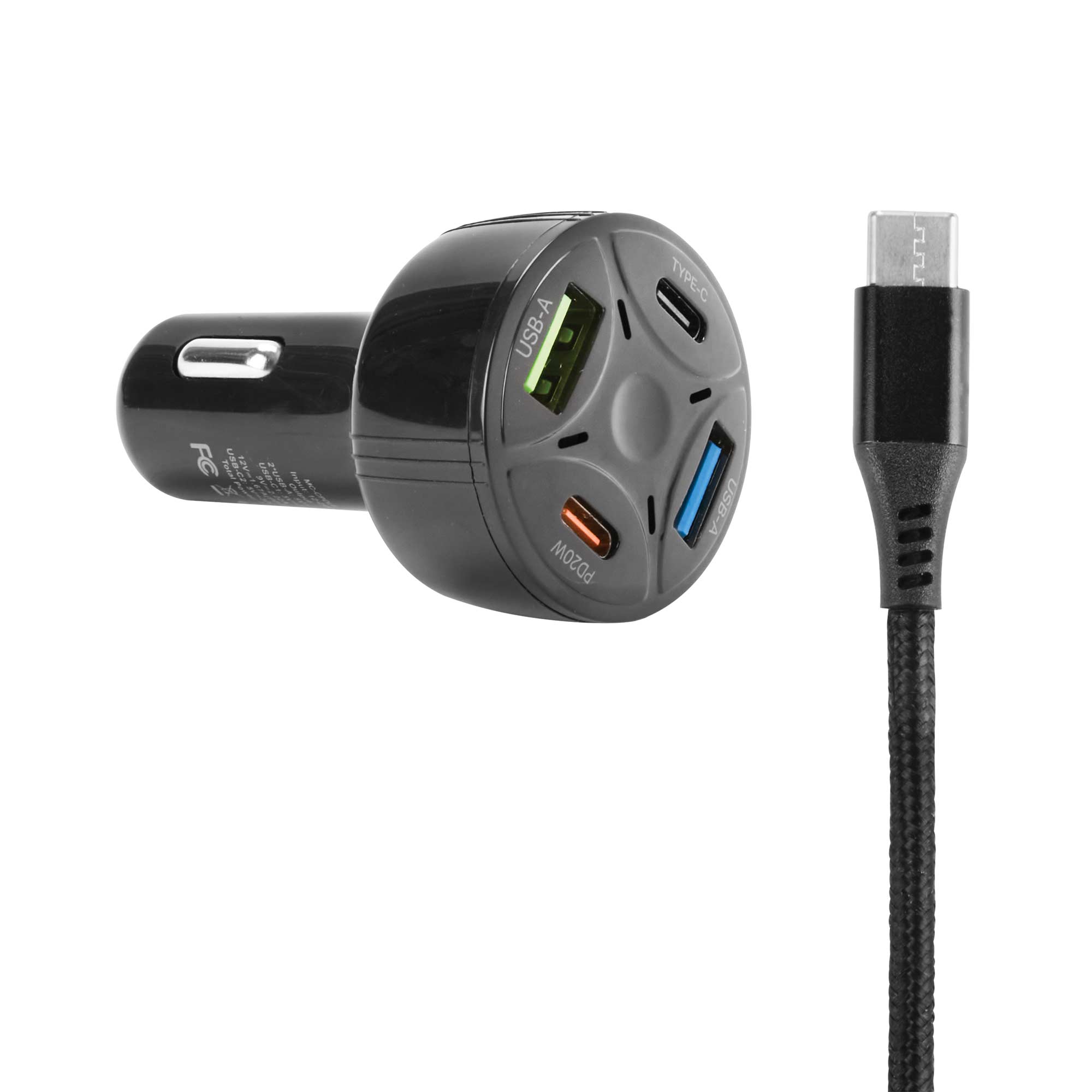 High Speed Car Charge Set - USB-C