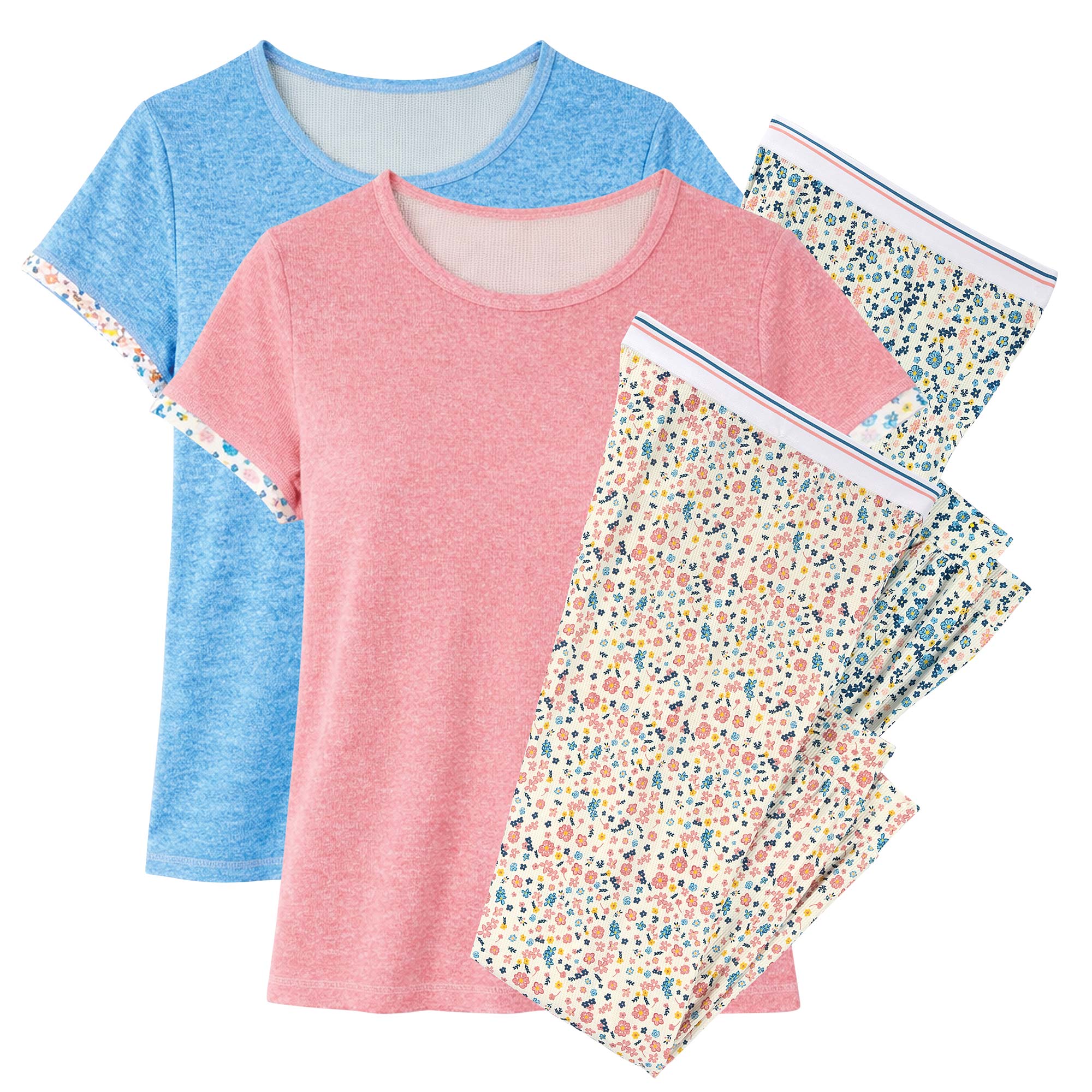 Ladies 2pc Pajama Set - 2 Pack