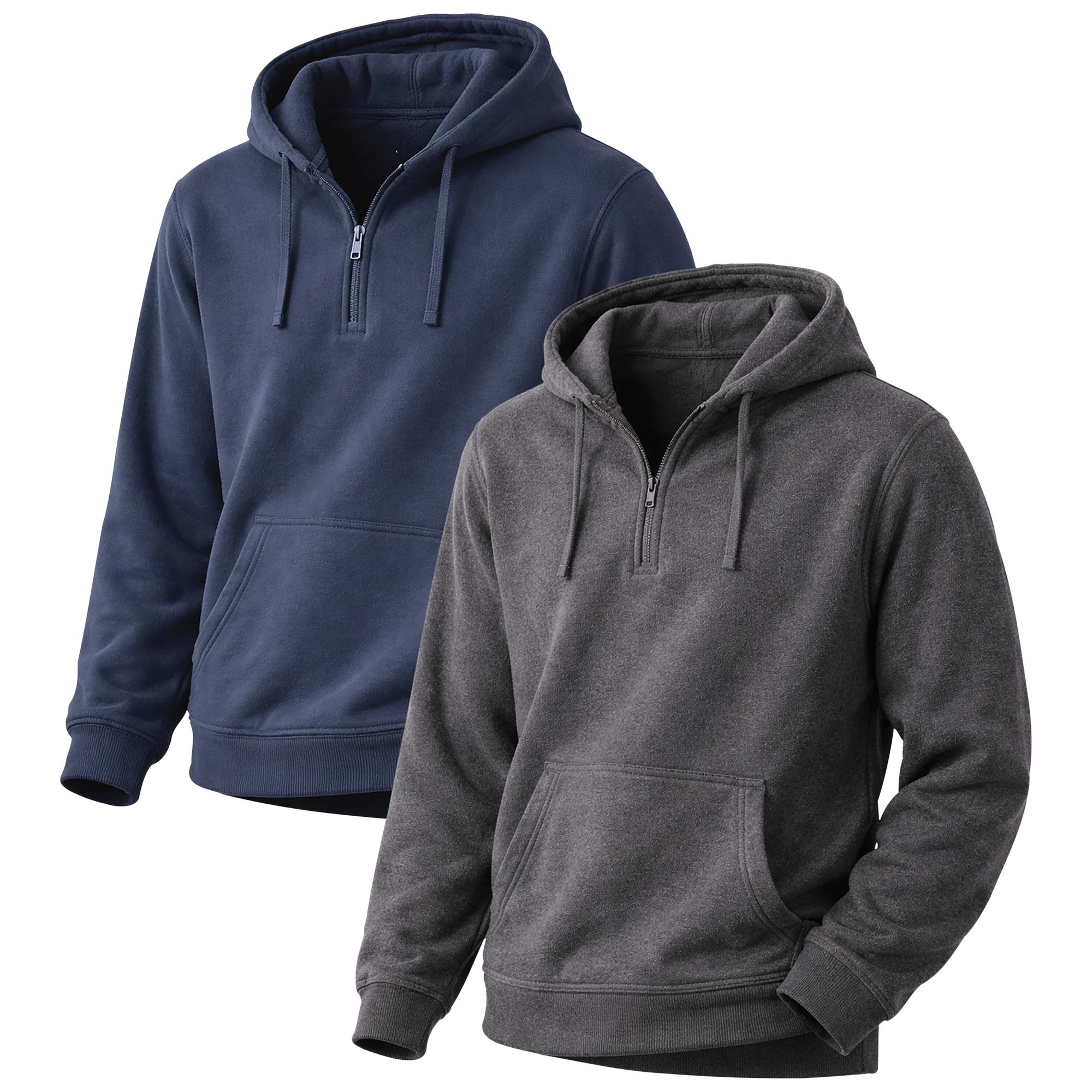 Men's Fleece 1/4 Zip - 2 Pack