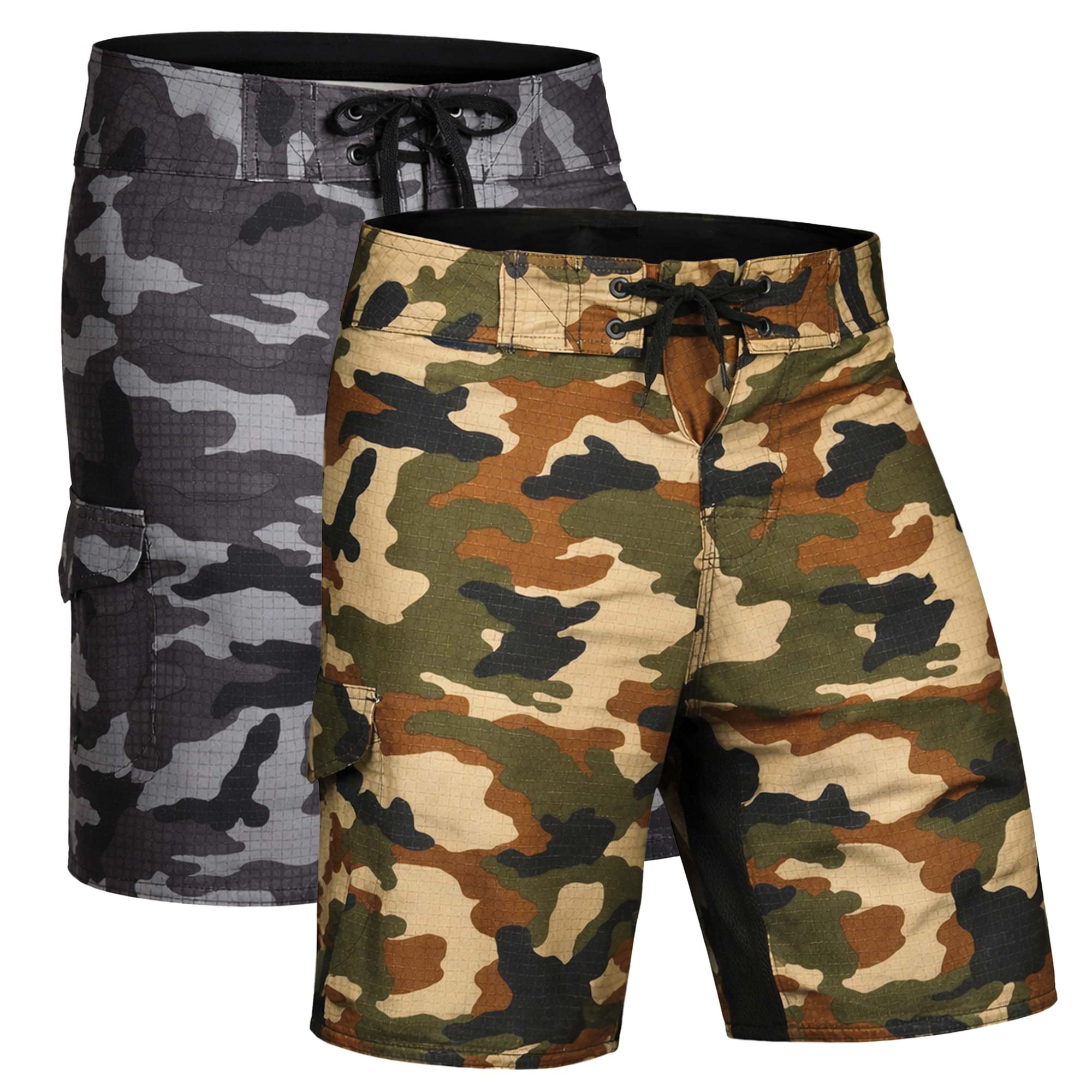 Tsunami Shorts - Camo 2 Pack