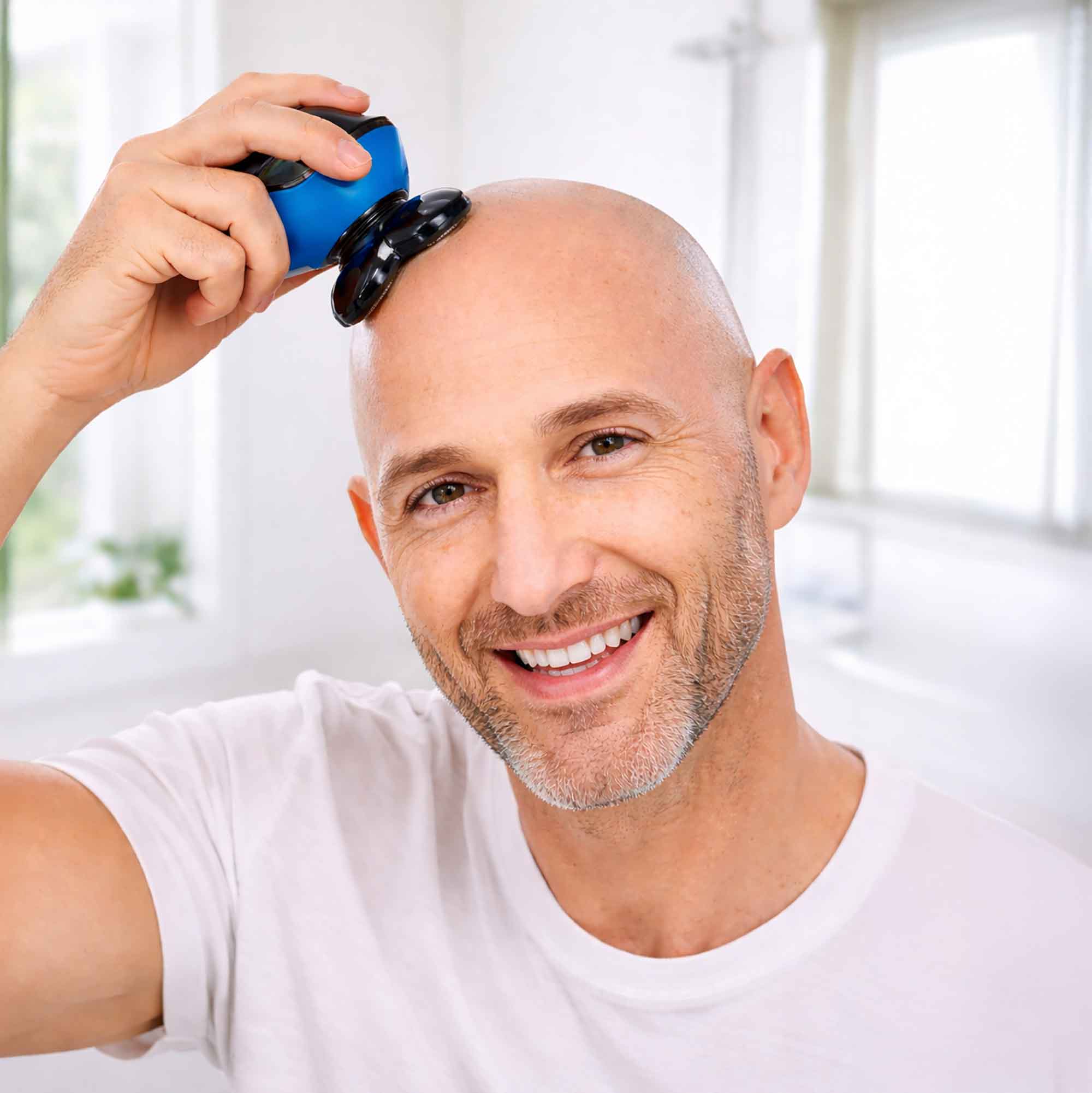 Barbasol Rechargeable LCD Head Shaver Set