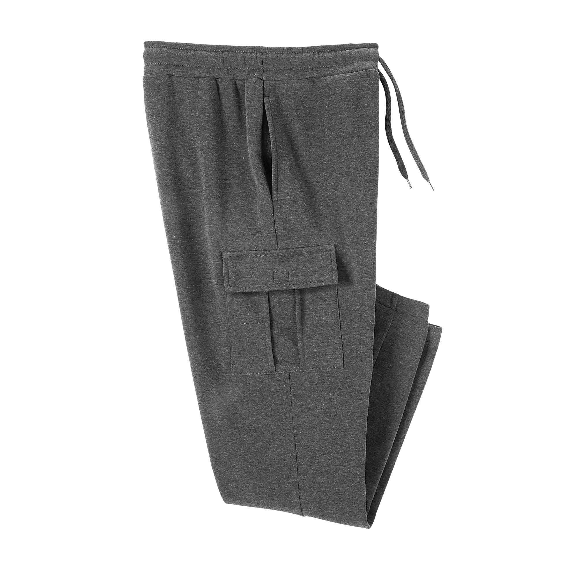 Land and Heart Cargo Joggers 2-Pack — Navy/Charcoal fabric detail
