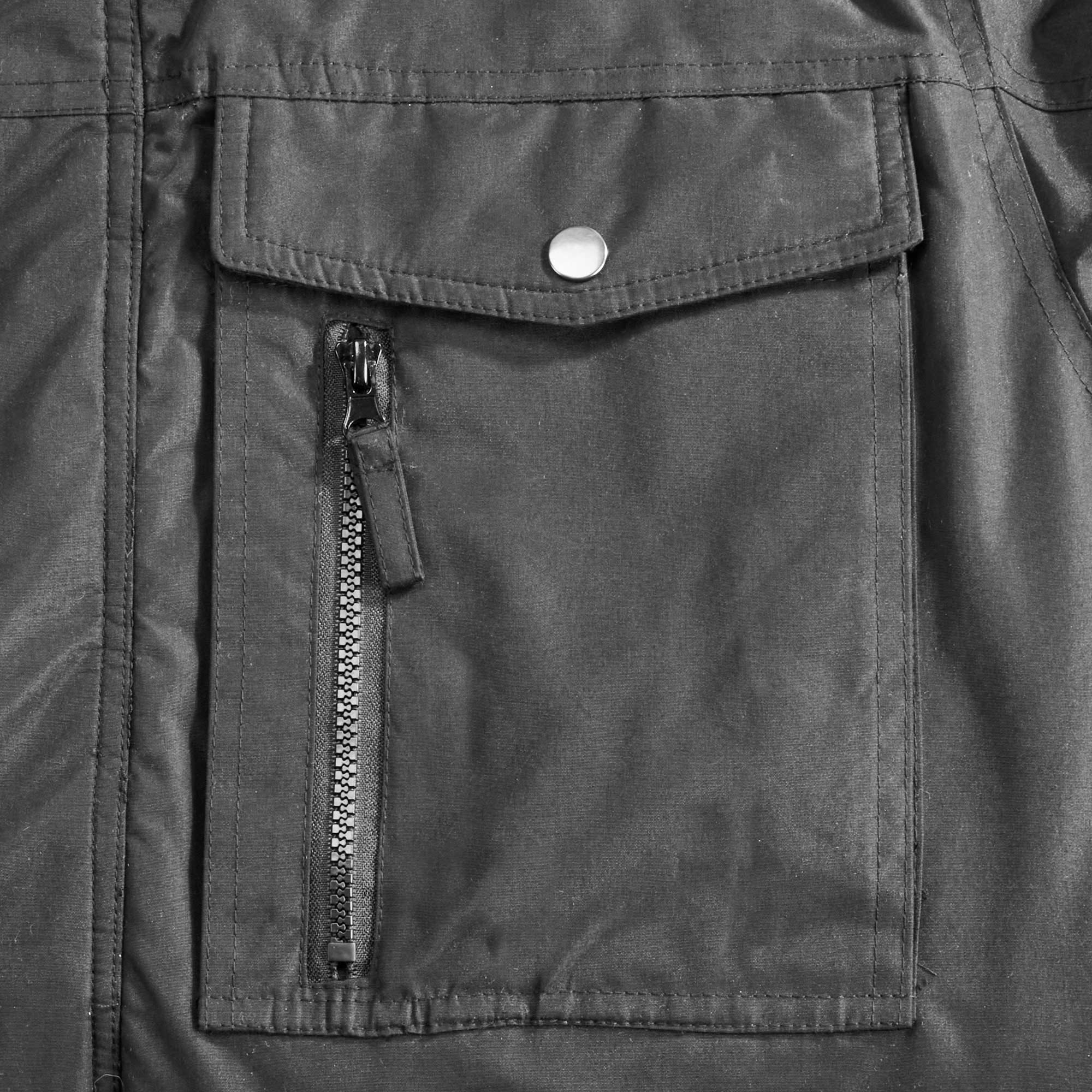 Land and Heart Multi-Pocket Parka — Black