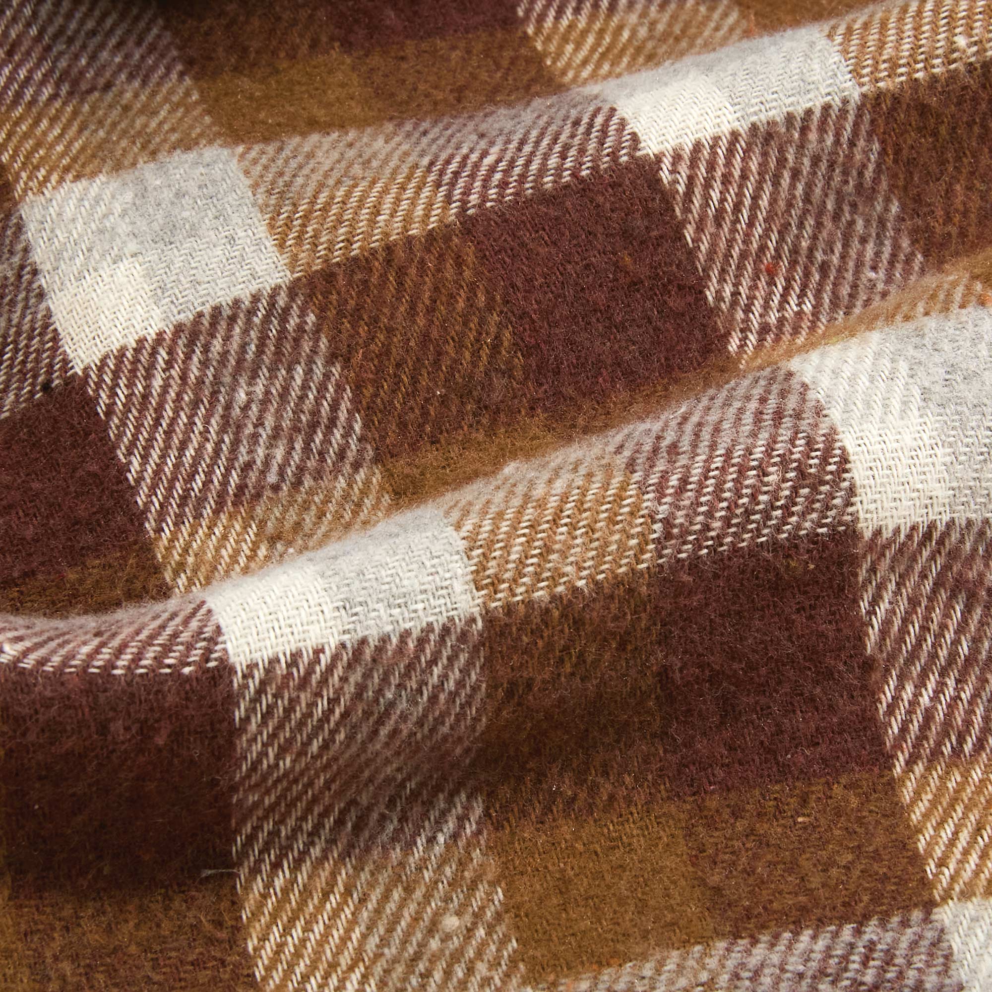 Land and Heart Tan Flannel-Lined Twill Jeans