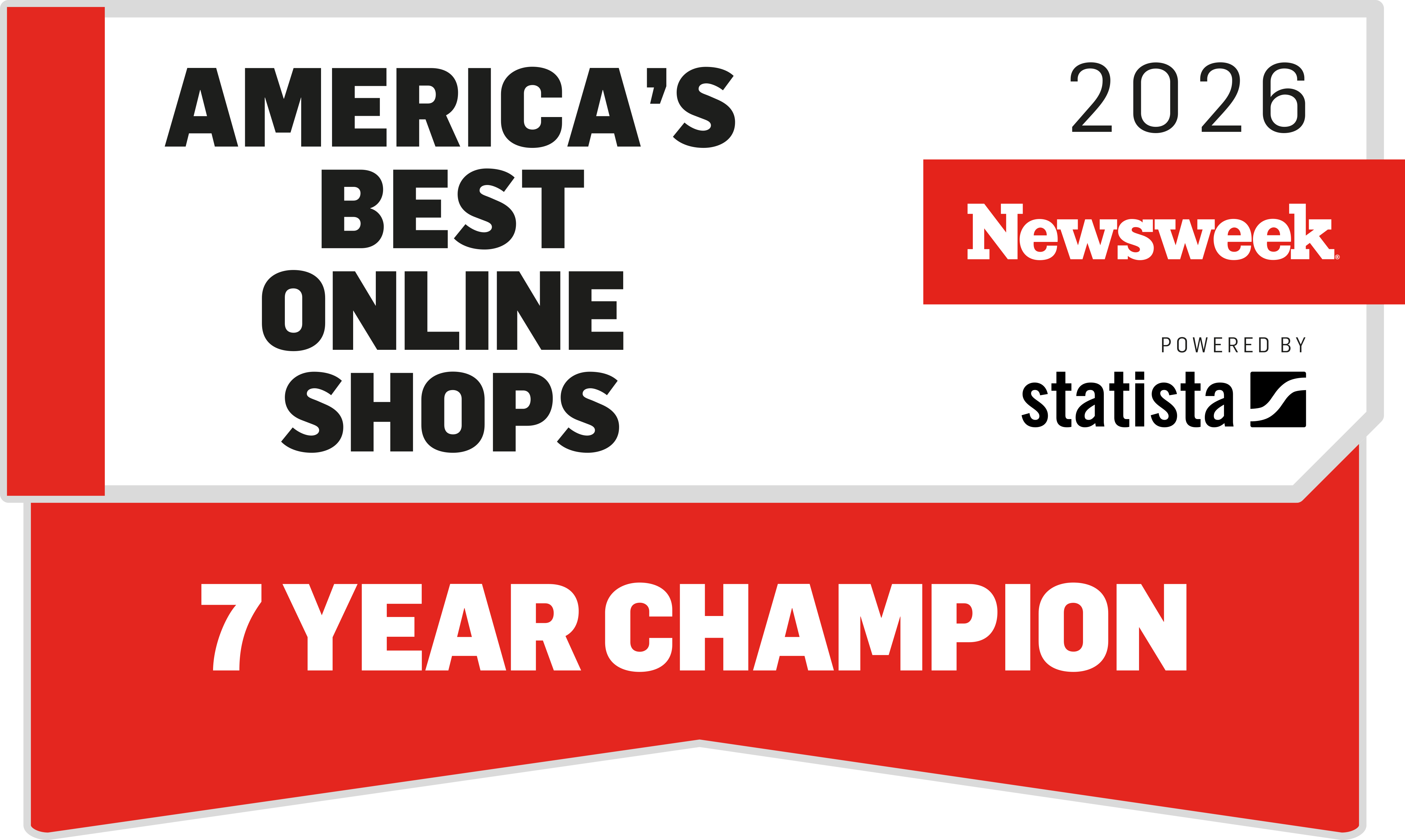 Newsweek Best Online Shops seven-year champion