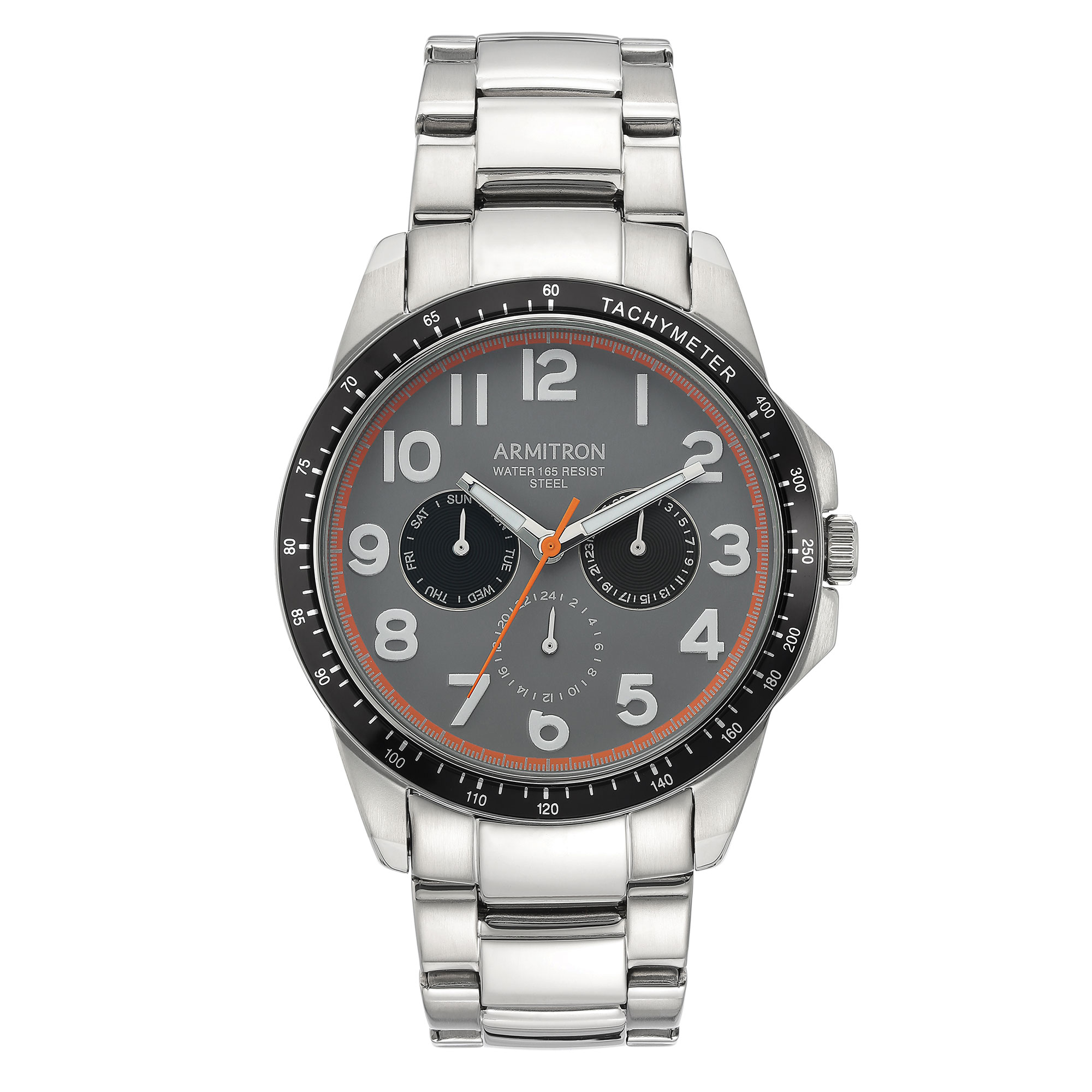 Armitron Multi-Function Men's Stainless Steel Bracelet Watch
