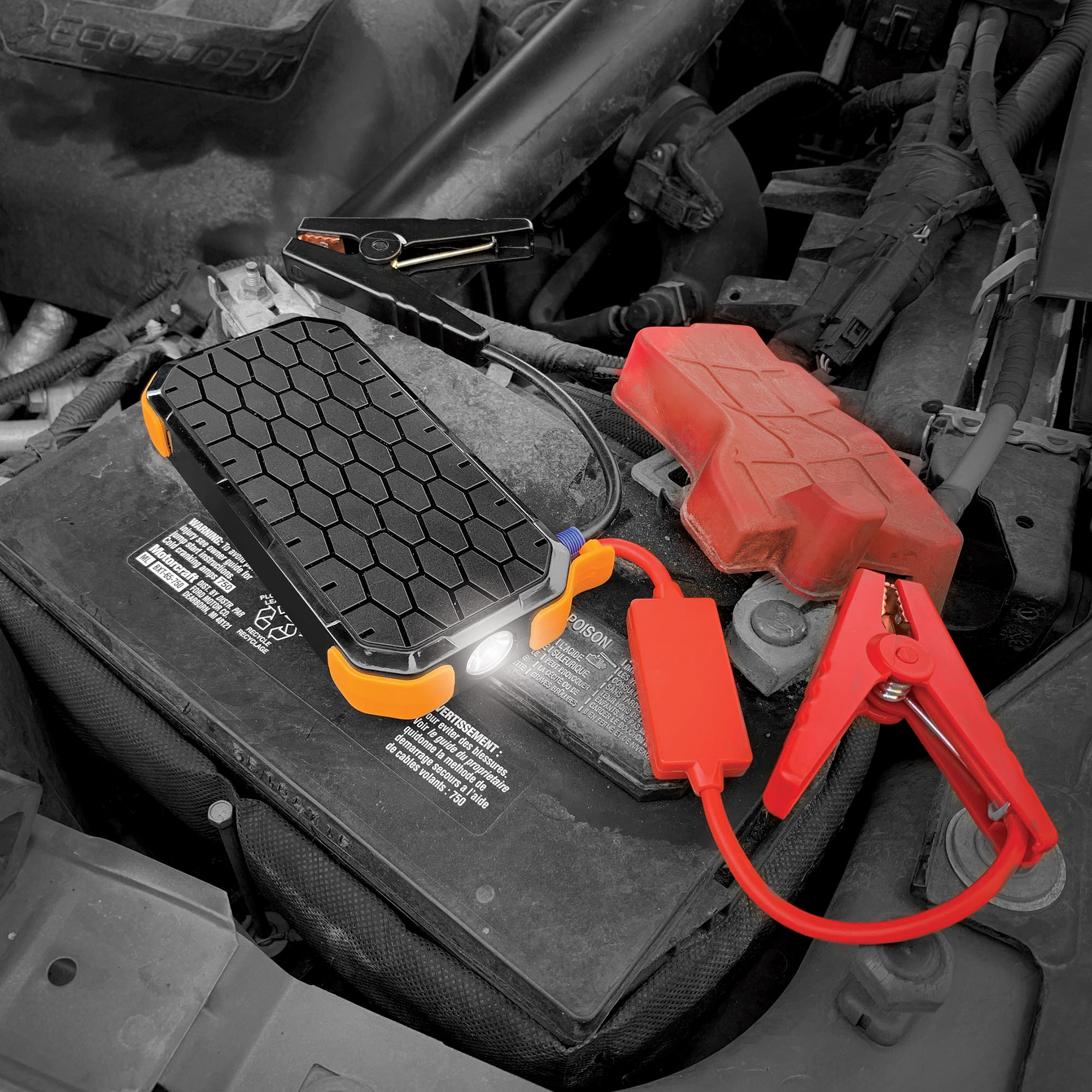 Kshioe 12000mAh Portable Car Jump Starter and Booster