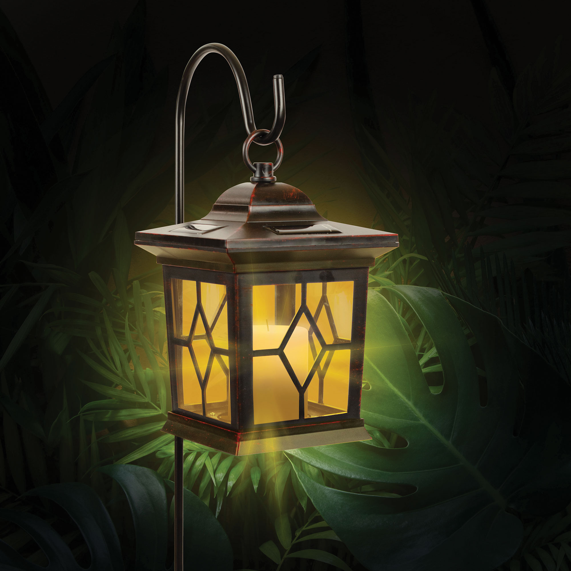 Ideaworks Solar LED Candle Lantern