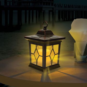 Ideaworks Solar LED Candle Lantern - 2 Pack