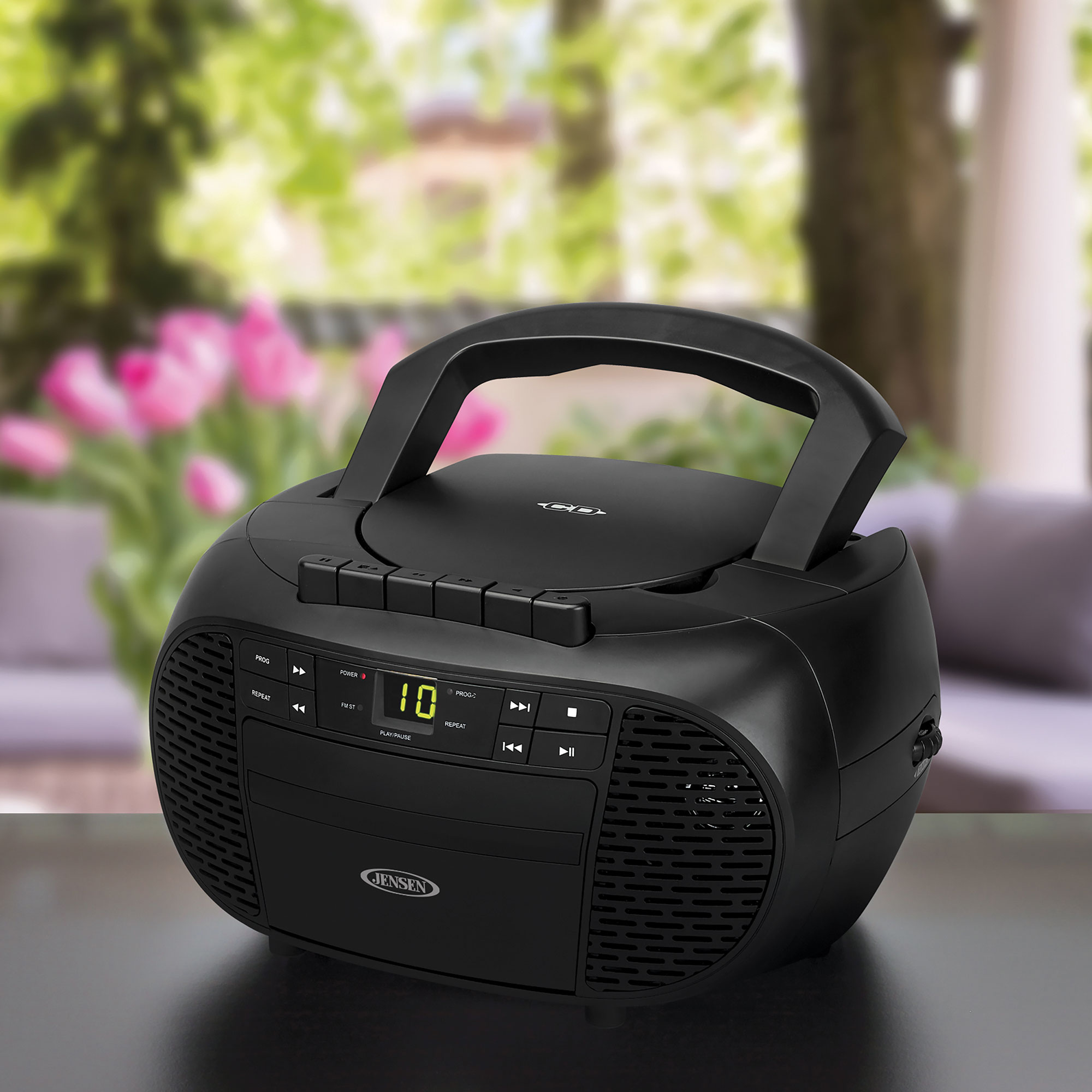 Jensen CD-550 Portable Stereo/Cassette/CD Player with AM/FM