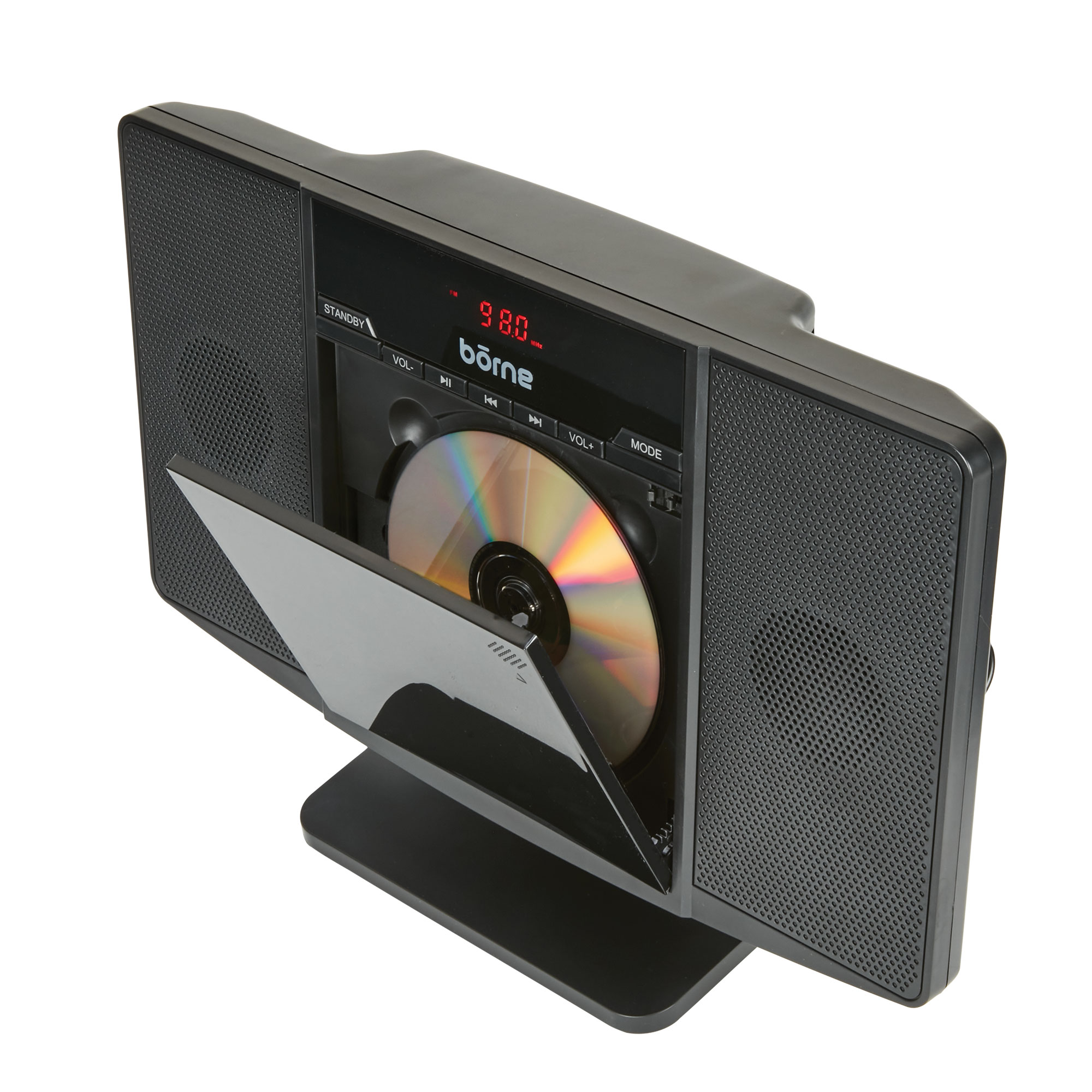 Borne Vertical CD Micro Stereo System with Bluetooth