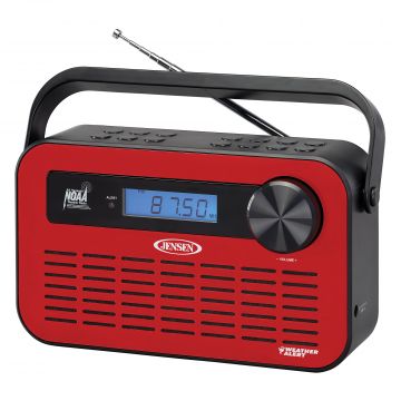 Jensen JEP-250 AM/FM Radio with Weather Alert