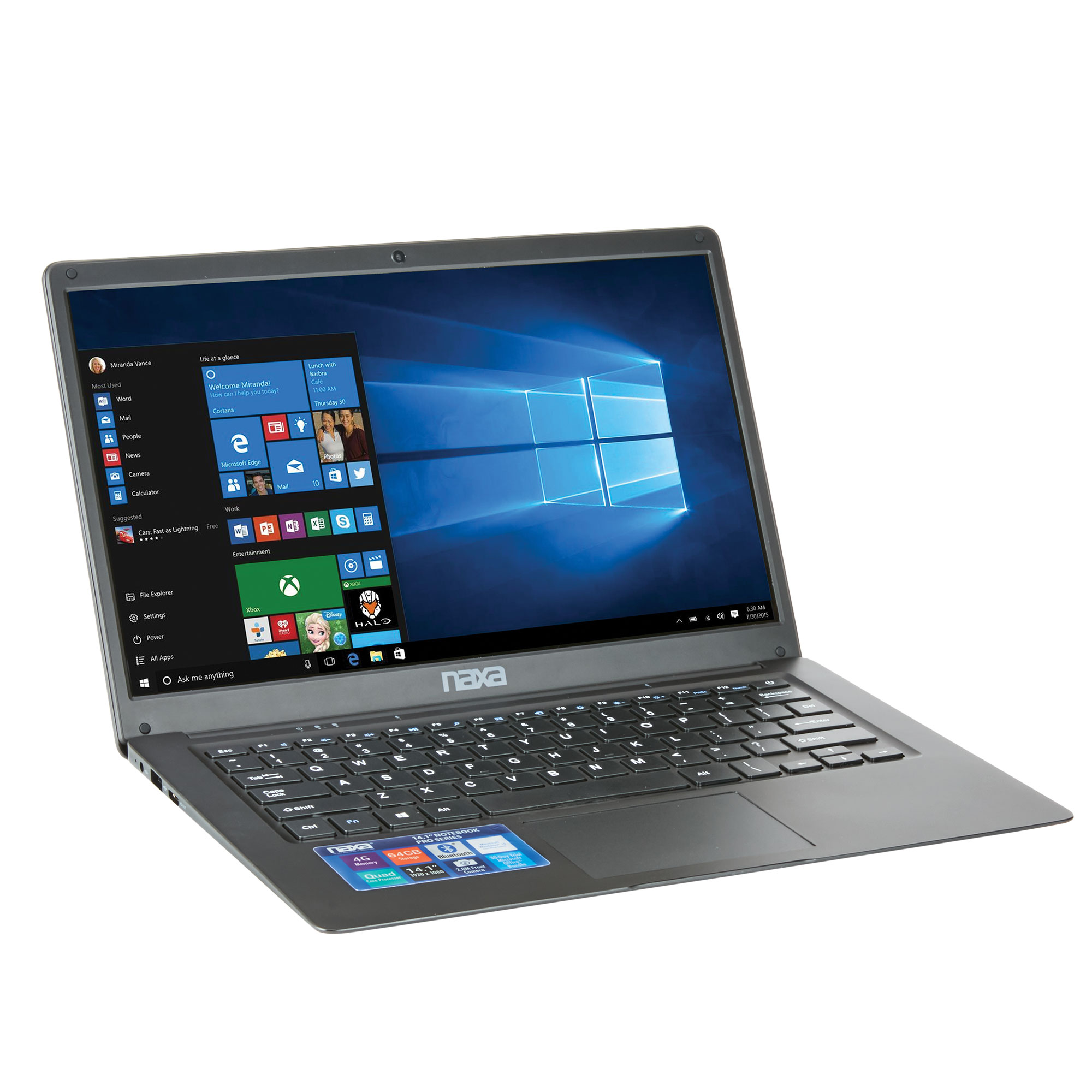 Naxa 14.1 inch Pro Notebook Computer