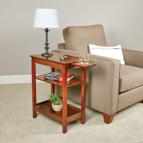 Side Table With Pull Out Shelf Side Table With Pull Out Shelf, Small Side Table With Shelf
