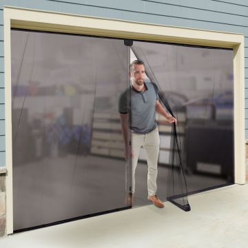 Insta-Screen Mesh Garage Door Screen Kit - Double